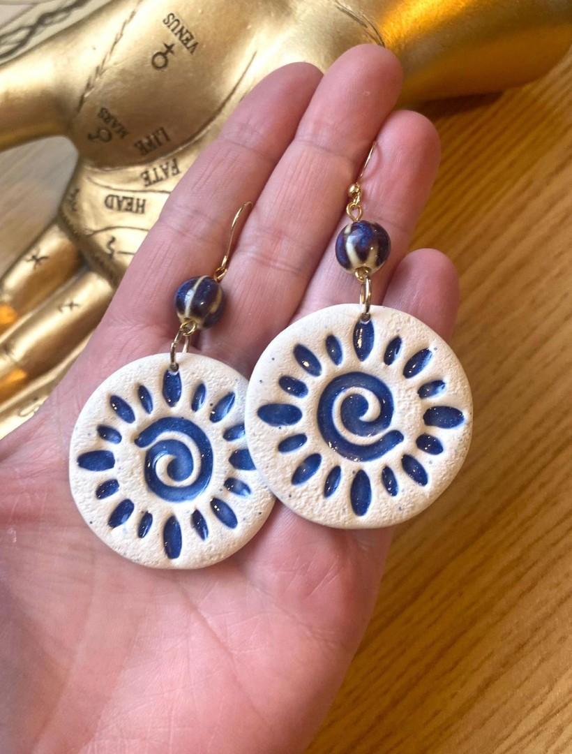 polymer clay earrings